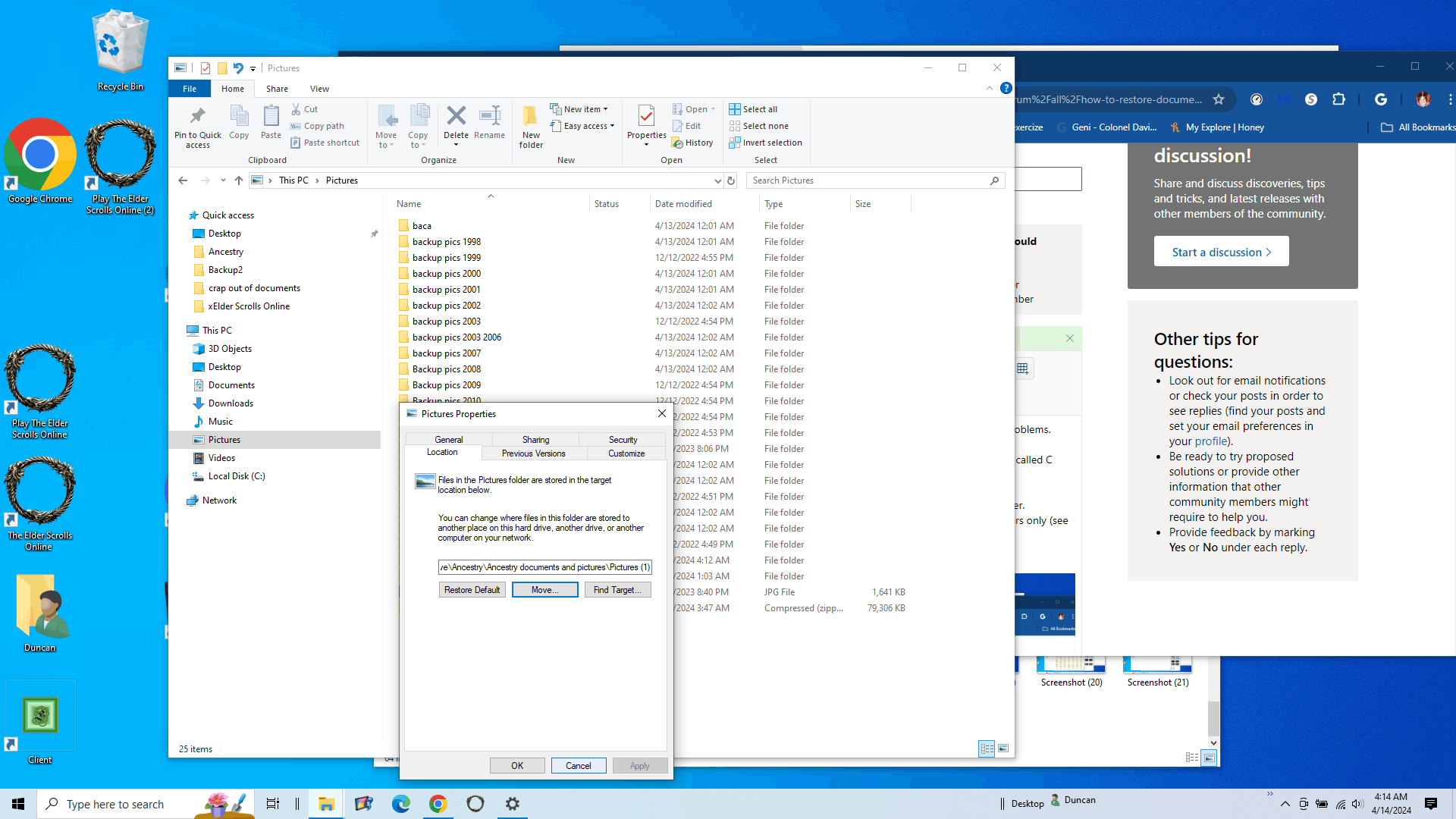 problems with one drive.  I restored a directory called Pictures all folders and sub... bXMW7fJL8fK%2FgkQ1%2B0FCJeNqzhdAvpvlSU3RZEfZbOAdLapLzmuvPRUeEFDrgbyGYd6R1p5a1ySLMskvYnTn7dQmI%3D.png