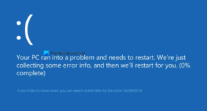 Fix c000021A Fatal System Error on Windows 10 c000021a-Fatal-System-Error-300x161.png