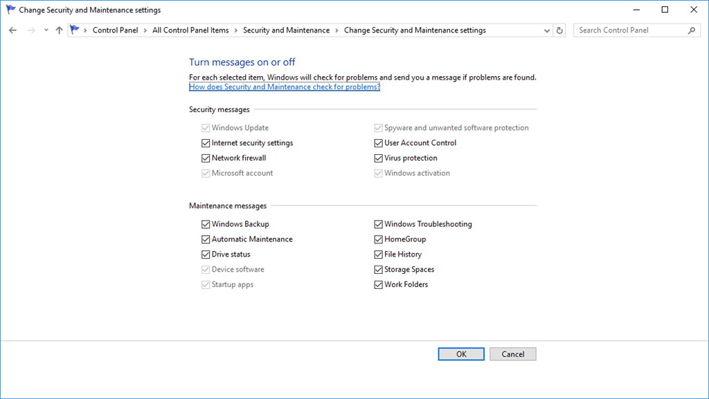 Security check boxes are in grayed out state in Windows 10 (1809) c01d3f7b-6ef7-4363-aa95-b355f9cfb158.png