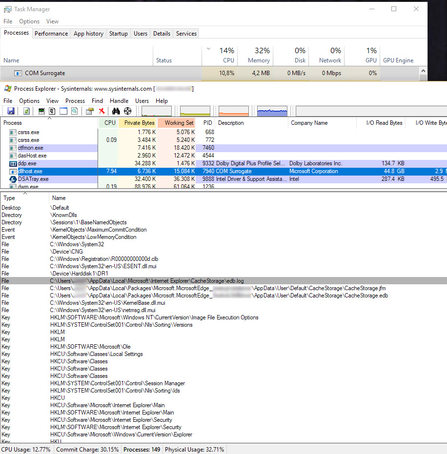 COM Surrogate high CPU usage due to Microsoft Edge browser c053653d-3af7-4755-b1ae-18887a6ed9fb?upload=true.jpg