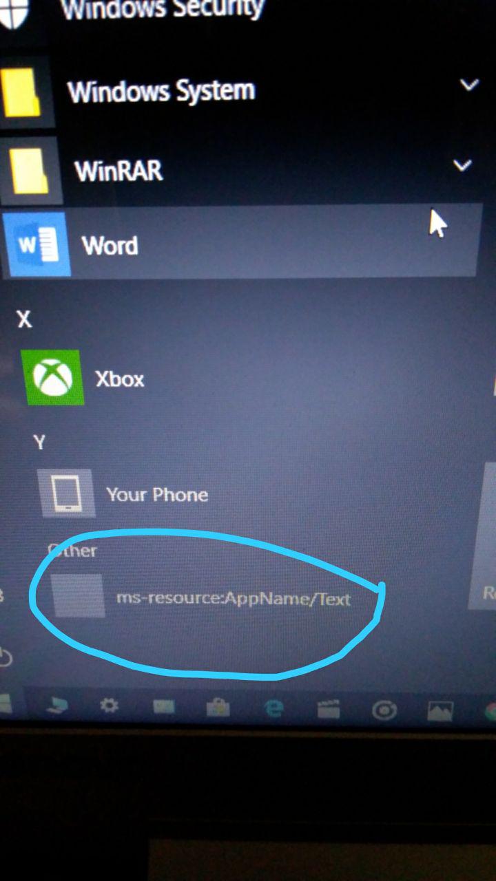 I have an unkonwn shortcut at my start menu c07385bf-167e-4502-b4b7-8af9ec0e6387?upload=true.jpg