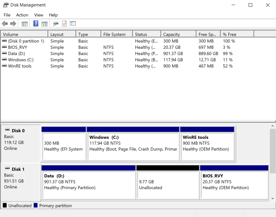 How can I increase the volume size of Disk 0? c0c536cb-d18e-4898-aa09-43b1a9b0341f?upload=true.png