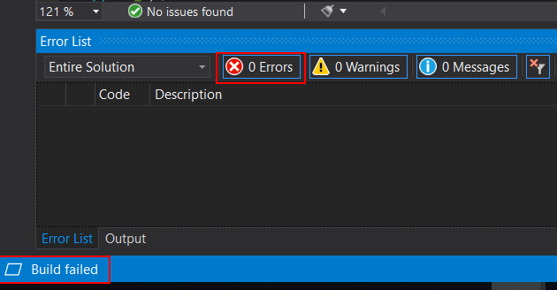 VS 2019 and Grpc Build failed without show any error c0dbf212-7f97-42c7-888a-7c8ee0462244?upload=true.png