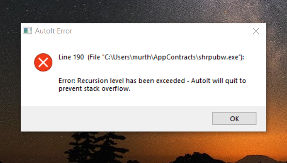 autolt error is occuring after the start of laptop windows original. c0e1605f-983c-47b6-b44a-9df5447034b7?upload=true.png