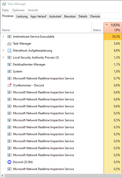 My GPU 100% usage by "MS network realtime inspection services.exe" C0Lmmmi.png