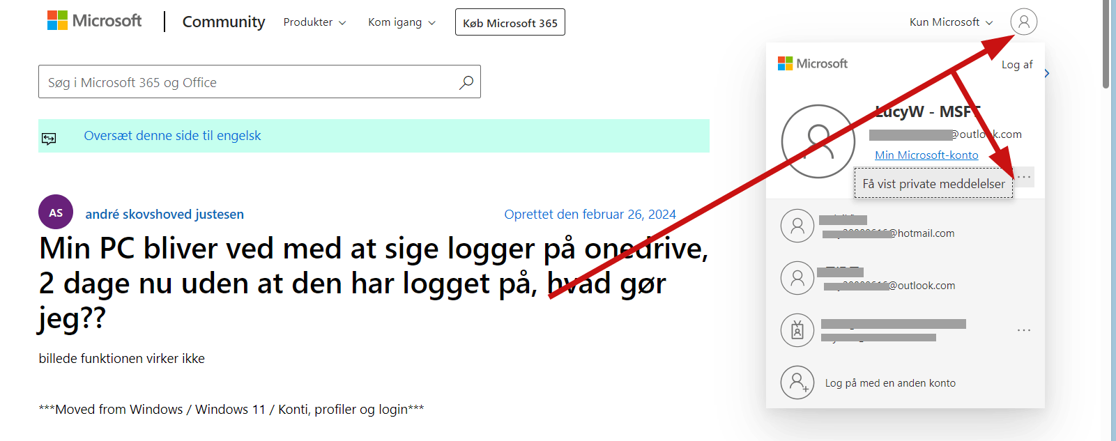 Onedrive har nu stået i to dage med beskeden "Behandler 498 ændringer" og der sker ingen... C0RVNq1Z23jp1caXcw1gbuDUv%2BsufZq7FSzBQb0dbf1ErulFW1ysu%2F2Z2i91QkvTAASZgtzeftWwLb33Eh%2BNeyc%3D.png