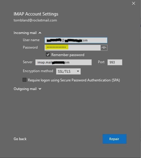 Outlook - Office Professional 2016 - Change Email Password Not Working c111ab37-fb65-4f6f-b8ff-a5cdabdb4b40?upload=true.jpg