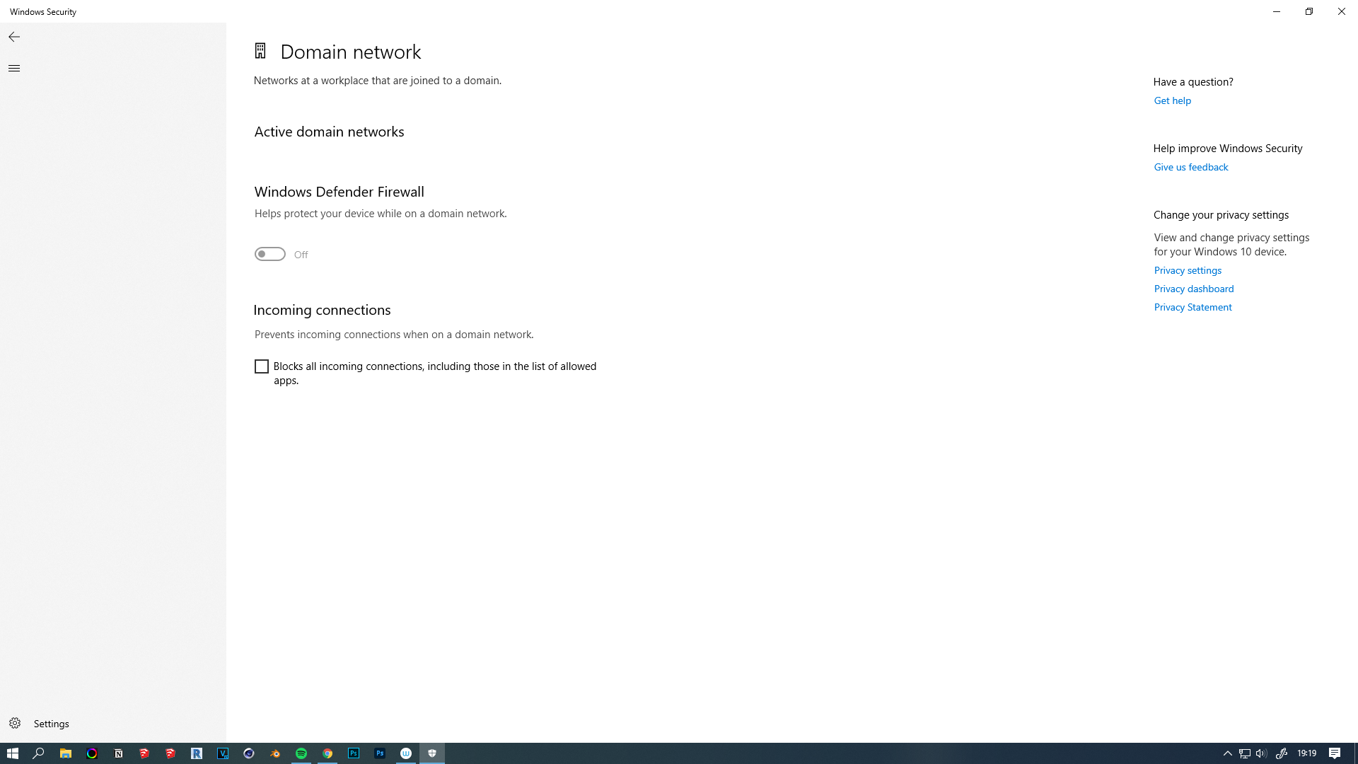 Please Help! Windows Firewall is off, but The symbol is On c1512d08-d55f-483b-8a44-f30544517689?upload=true.png