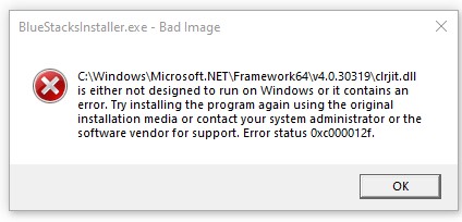 Help with fix for .exe Bad Image, 0xc000012f c1b1274f-ff56-4576-84d0-c5de8b7cf18e?upload=true.jpg