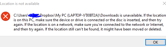 My download folder is not working, it keeps showing this "location is unavailable", please... c1c5347f-6334-45cb-9a4a-6eff1e570b11?upload=true.png