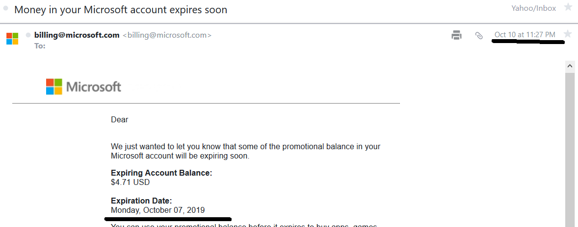 "Money in your Microsoft account expires soon" - I received this email late c25729bf-c811-45d0-a39c-3f7a16050b12?upload=true.png