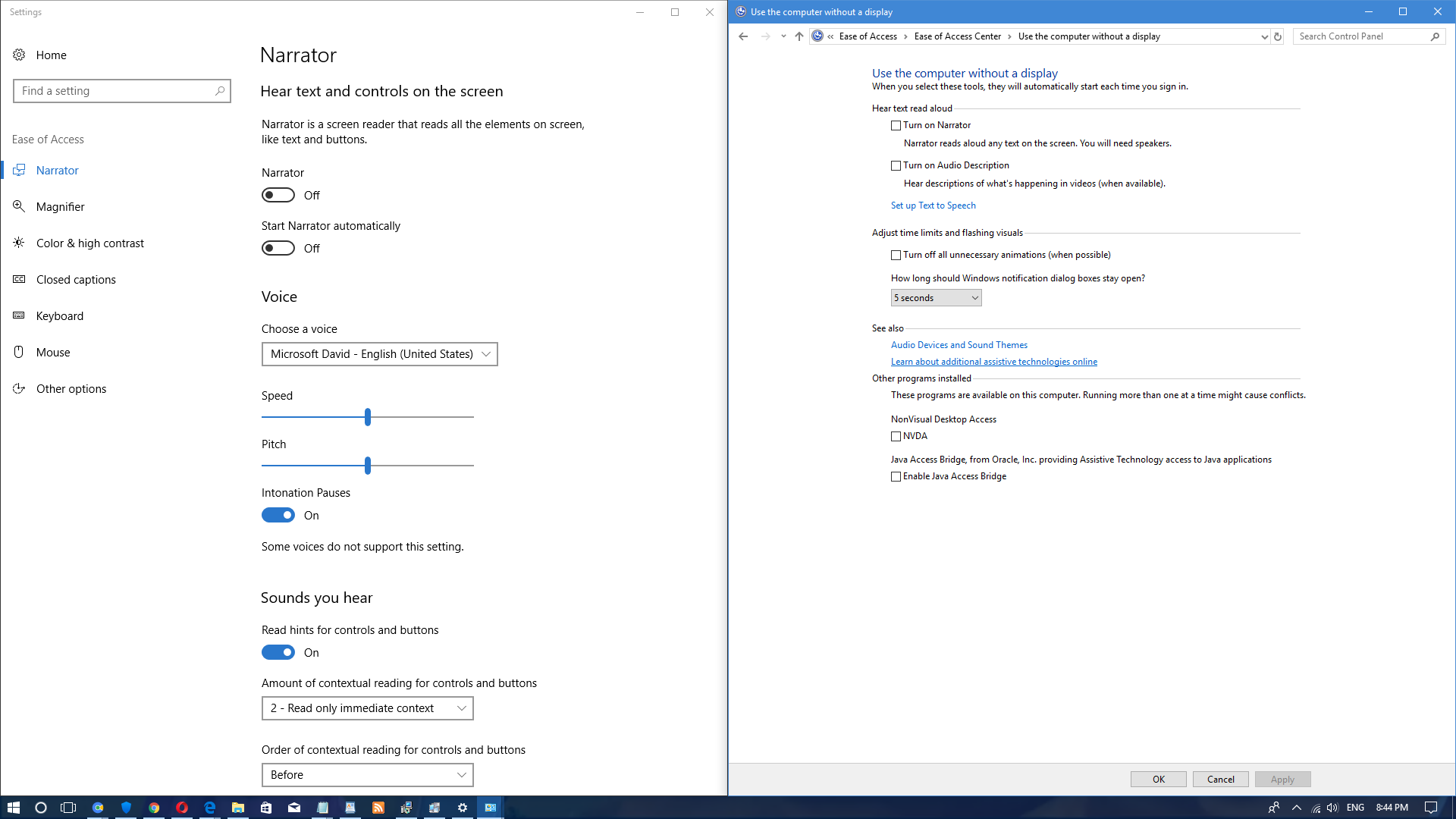 Windows 11 when Narrator is disabled! I still hear a male voice at start up and when... c28c8178-65c1-43df-b97d-564d5566b3d8?upload=true.png