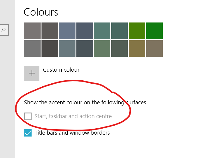 Colour changed on task bar, start panel, and action centre without my changing it. c28f2c1d-3132-47cf-b59a-4d33d4efca50?upload=true.png