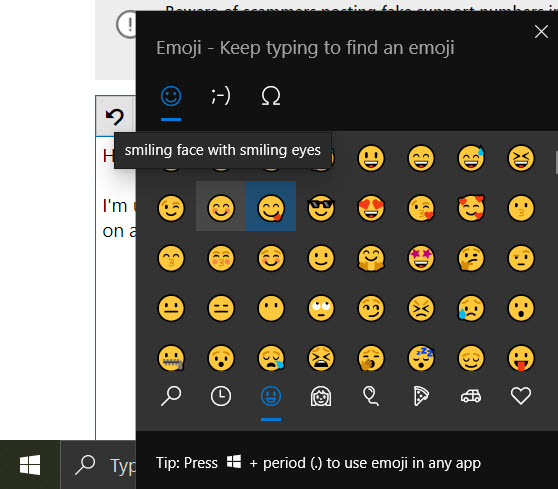 Emoticon Keyboard opens, but doens't work c2901b9c-e15b-4e46-9f58-7a6b74489a27?upload=true.jpg