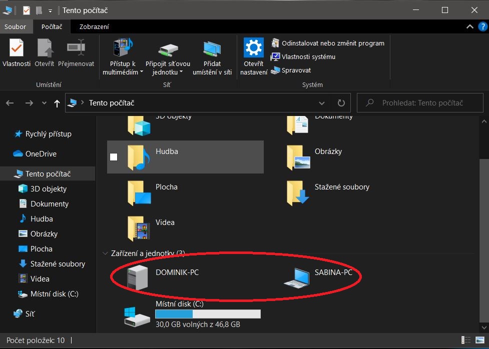 How to remove shortcuts PCs from This PC? c2ade128-d55f-4de7-bfb2-99b62da0f52f?upload=true.jpg