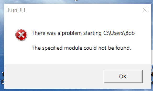 RunDLL error message at startup - How to remove c2ba4aee-2cf8-43d4-8867-a516e53d86dc?upload=true.jpg