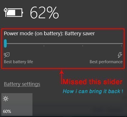 Battery mode slider missing !!! c2f72671-75eb-4eed-9088-883026bc3cbc?upload=true.jpg