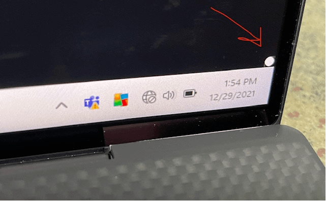 How to fix White circles on new Windows 11 Laptop screen? c32a866b-9c4a-486c-802e-9ca06299ab3a?upload=true.png