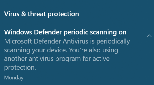 Windows Security periodic scanning keep says I have 2 Antiviruses c36d5226-29be-4061-a85f-78e7f7364305?upload=true.png