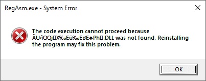 I keep getting this error message "The code execution cannot proceed because ...." c37be0d5-f0e2-490e-b805-f46f31f22ff4?upload=true.jpg