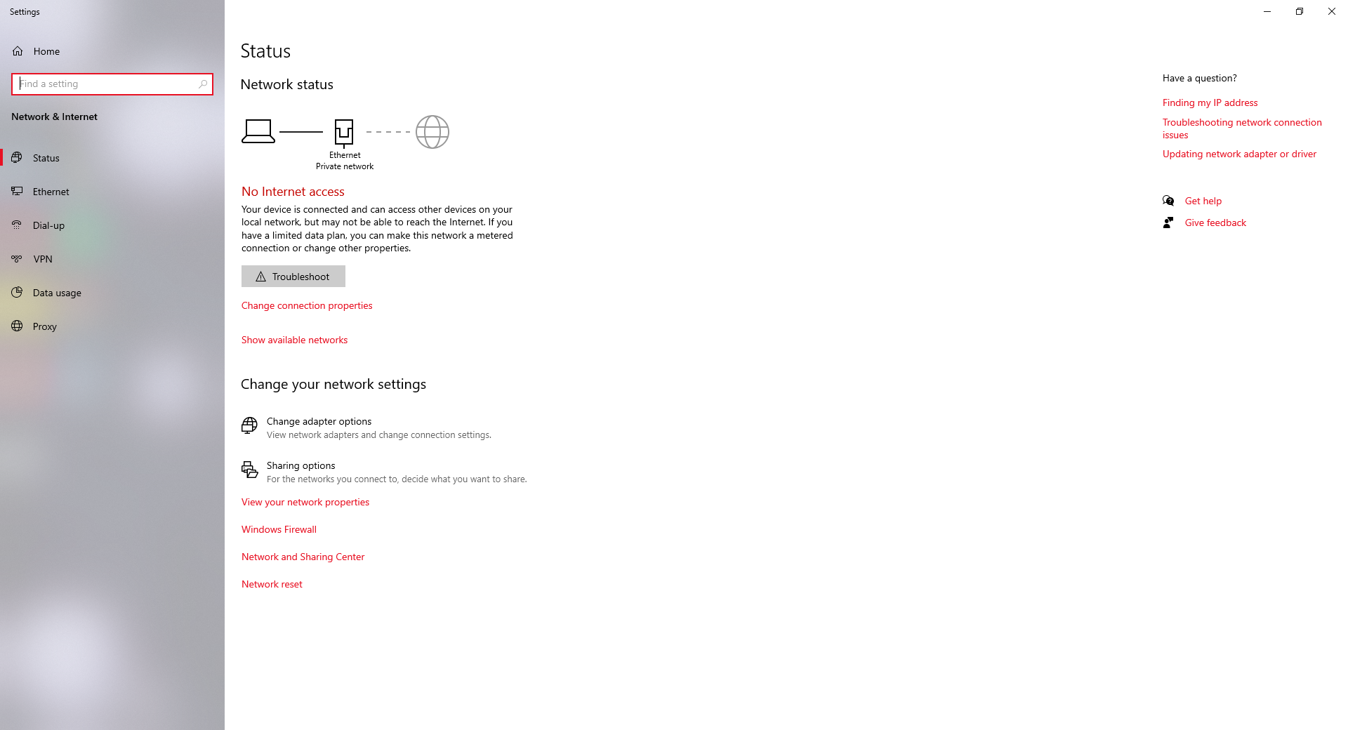 'No Internet', I am able to access the internet through both my browsers Edge and Opera,... c385ecda-e5cd-4bb4-ade9-39203218d80f?upload=true.png