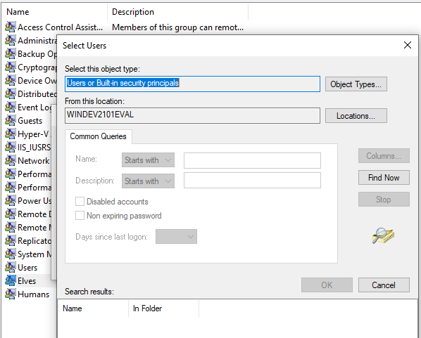 Trying to search for users when creating a new group c3acbe54-b8a3-4be2-88b1-bbb70dae80a3?upload=true.png