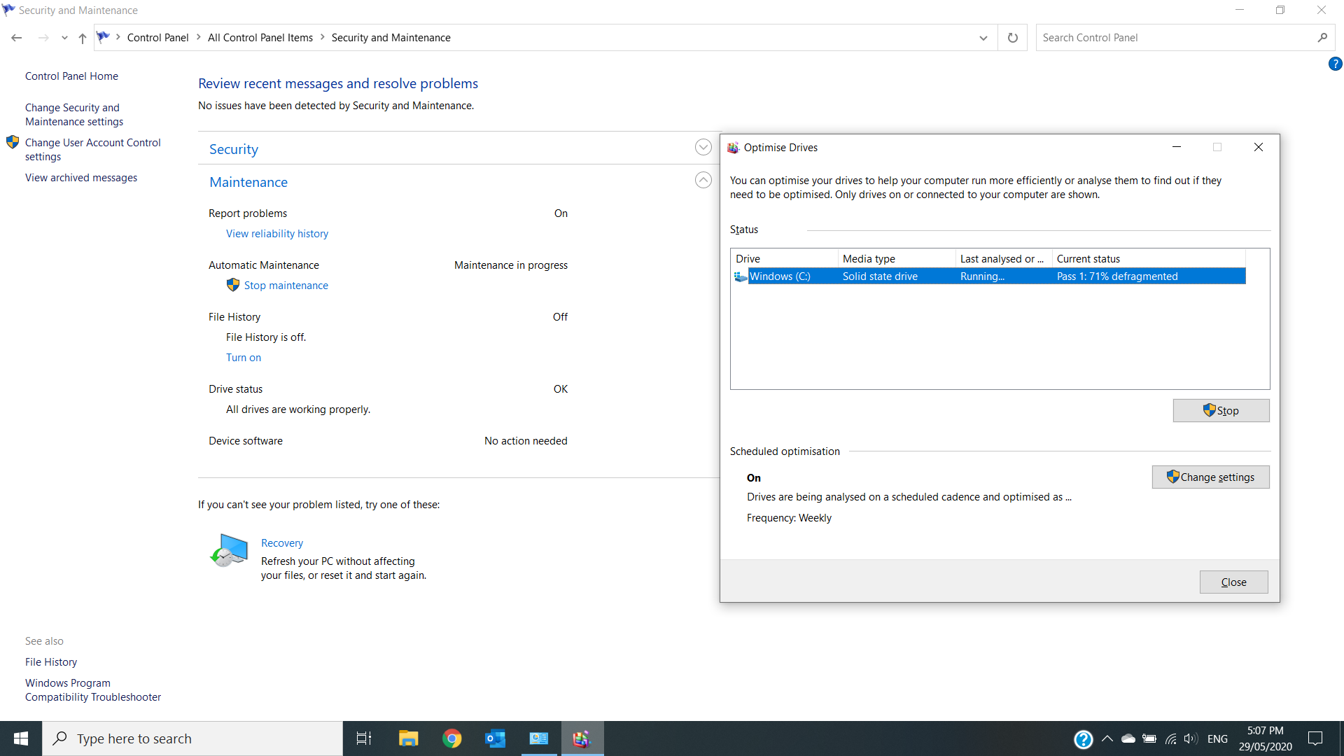 Windows 10 2004 optimization/defrag bug c3ce8ce2-2aa7-418e-8e3c-6ec30b55b3b5?upload=true.png