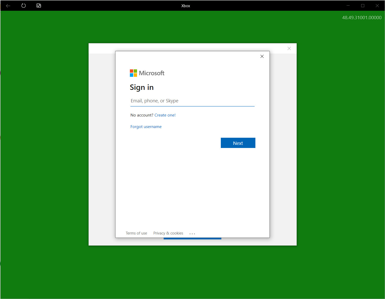 Cannot access "Sign in with a Microsoft account instead" c3d43b7a-a909-48b6-903d-9944ac403cfd?upload=true.png