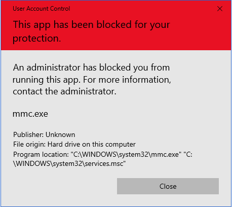 This app has been blocked for your protection. An administrator has blocked you from... c4620ef3-759d-4e33-89a9-5894c916dbcb?upload=true.png