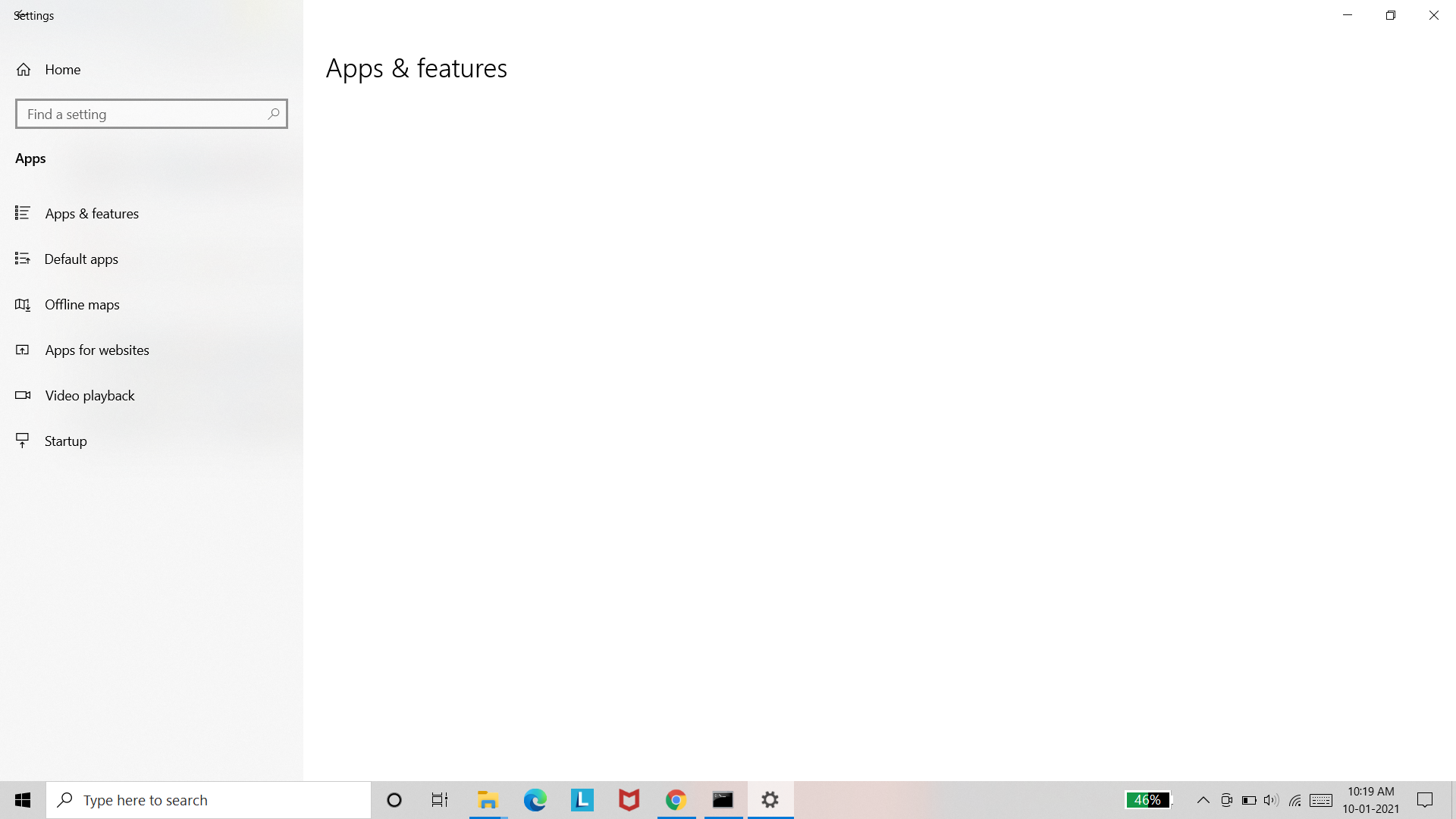 no information is displayed when any settings section is browsed, system is slow, search... c46bf779-2c36-4288-bbaf-c60ccaa48fec?upload=true.png