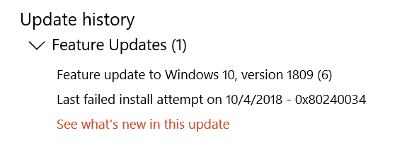 I've got Windows 10 October 2018 Update but the windows version actually hasn't been... c4fd6e45-f7da-4c76-ac6e-a04f3daaa287?upload=true.png