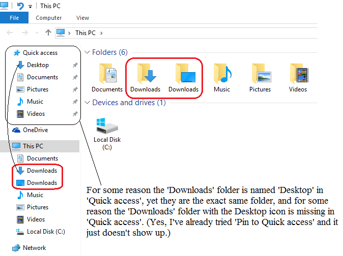 Desktop folder now named Downloads c536a3fb-8308-40c5-8f60-eafa26518d2e.png