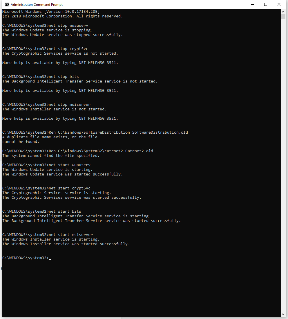 windows update error 0x80070643 and have tried everything online include all the CMD c5ee7258-096d-460a-99ab-ce760fb88458?upload=true.png