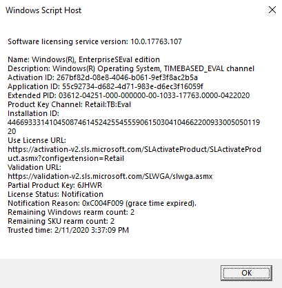 Windows 10 License activation for Enterprise LTSC Evaluation VM c5fce23e-7b7a-45a0-8a6f-71cd1ed89a05?upload=true.png