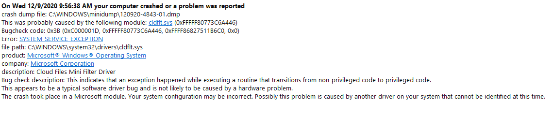 My computer keeps BSOD, can't go like 3 minutes of use before crashing. c6bf7856-cffe-4d0b-96c3-6149b81f9a18?upload=true.png