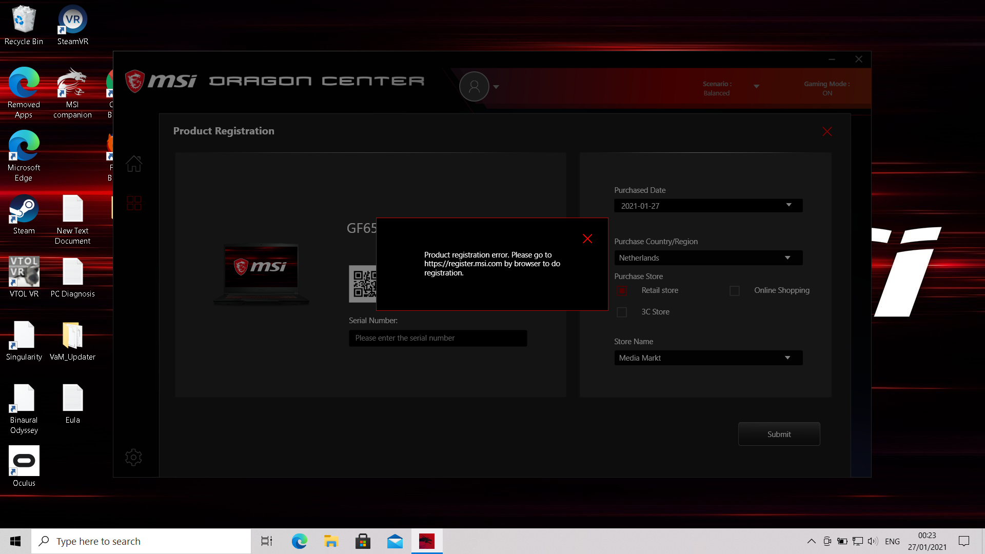 Product registration error and service support request errors ! c6e1f764-f392-45bb-acc9-37cf828bbecb?upload=true.png
