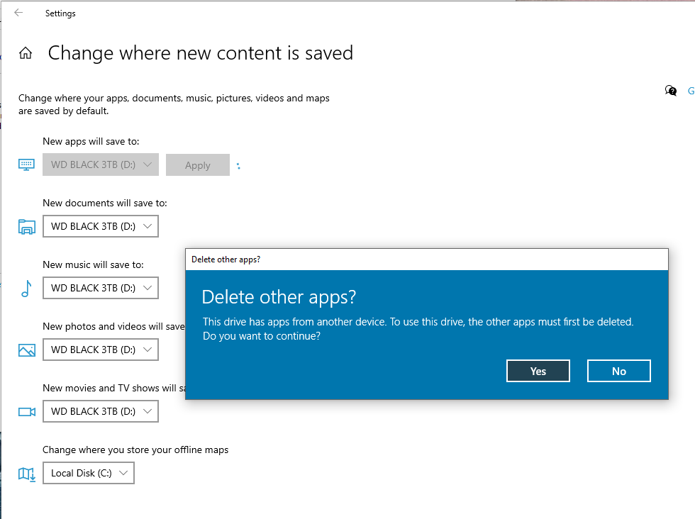 Cannot delete old WindowsApps folder from transferred D drive