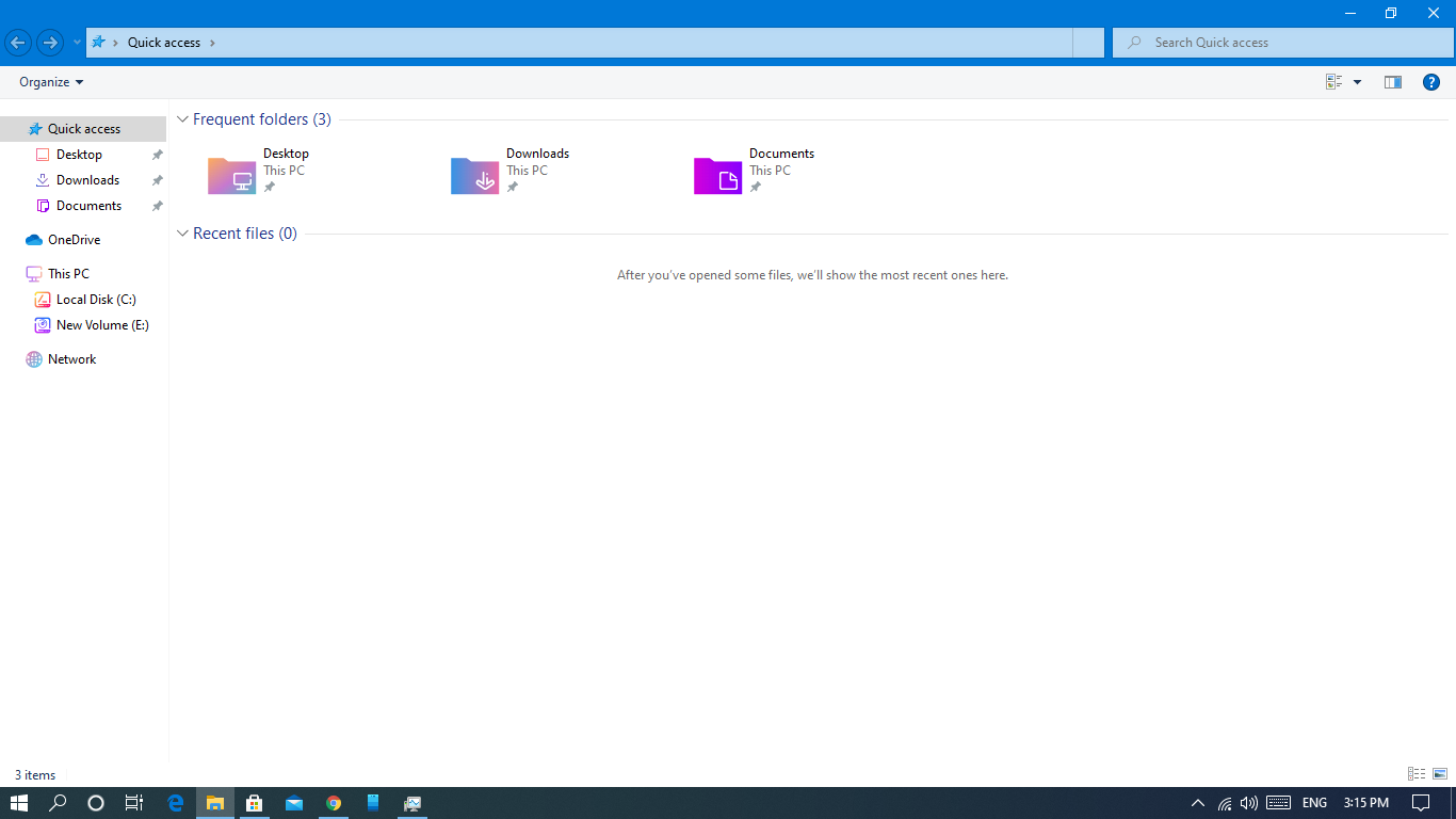My pc's windows explorer is not in its native mode showing new icons at top without the ribbon. c724e5c6-0fed-4d3b-be1f-a2842b9fdd7e?upload=true.png