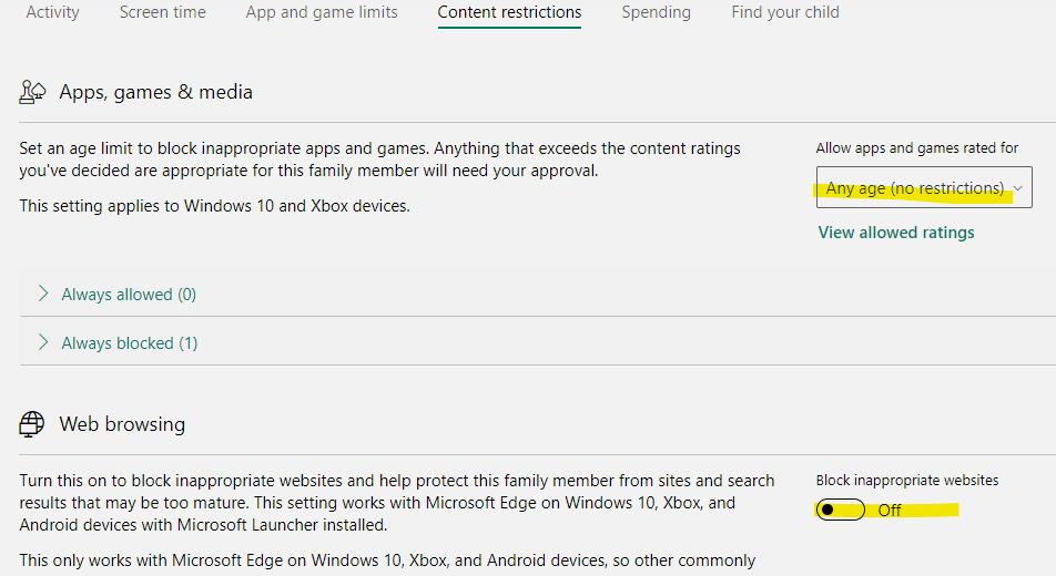 Windows Family Screen Time and Content Restrictions Don't Work; Don't stay turned on; Get... c7bf5b87-5dff-469b-87e4-0d6545dbe177?upload=true.png