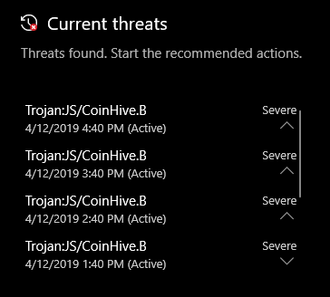 Current Threats point to non existent files and "start actions" never completes c7cc3a7d-e19f-4498-a3c9-aa230f1d2ac2?upload=true.png