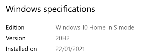 Windows S Mode - 'Get' button greyed out/cannot switch out of s mode c7d627eb-2b20-4244-8aec-2bed78e5a45f?upload=true.png