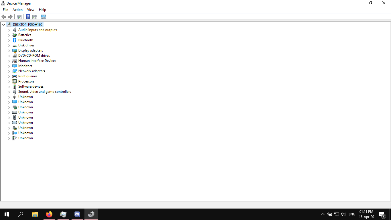 My drivers are working yet somehow the category itself is named unknown c7fe3d7b-fbb6-4956-af5b-62403a17269f?upload=true.png