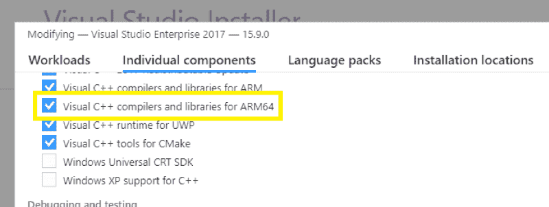 Official support for Windows 10 on ARM development c8078364c78e2c450d01cb34bfc03de6.png