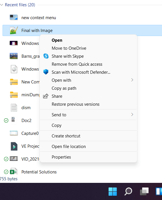Windows 11 right click explorer menu - Show More as Default c8563021-8c7b-4fa0-80f2-143a91fe0ba4?upload=true.png