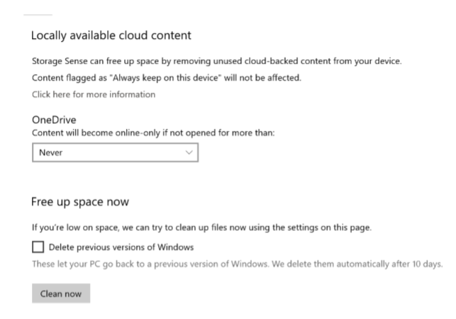 What is STORAGE SENSE? c8919952-632b-46f2-8b43-820747edc1ef?upload=true.png