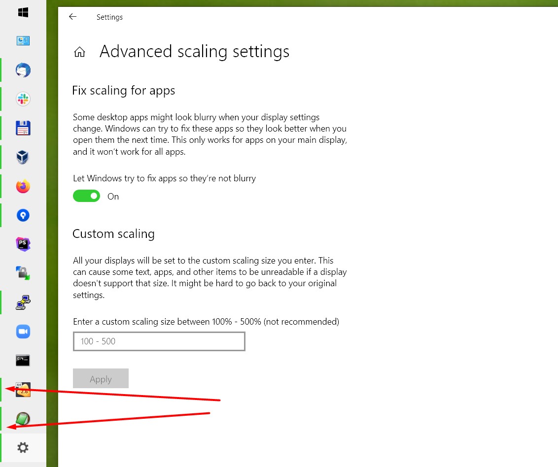 Taskbar pinned running program is not marked prominently enough. c8b38e7c-68f4-4707-a89d-3cb045f1cf7c?upload=true.jpg