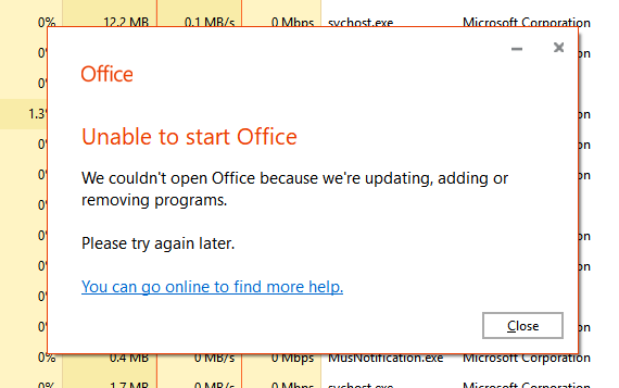 A confusing error message during Office update and now messages are appearing in Brazilian... c9088e39-7f36-411f-b945-2576af05e982?upload=true.png