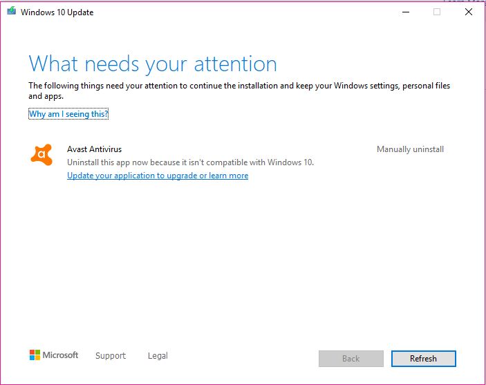 Windows update is asking me to manually uninstall an app/programme which I uninstalled a... c9296611-90d6-49df-8644-9c942c959ab6?upload=true.jpg