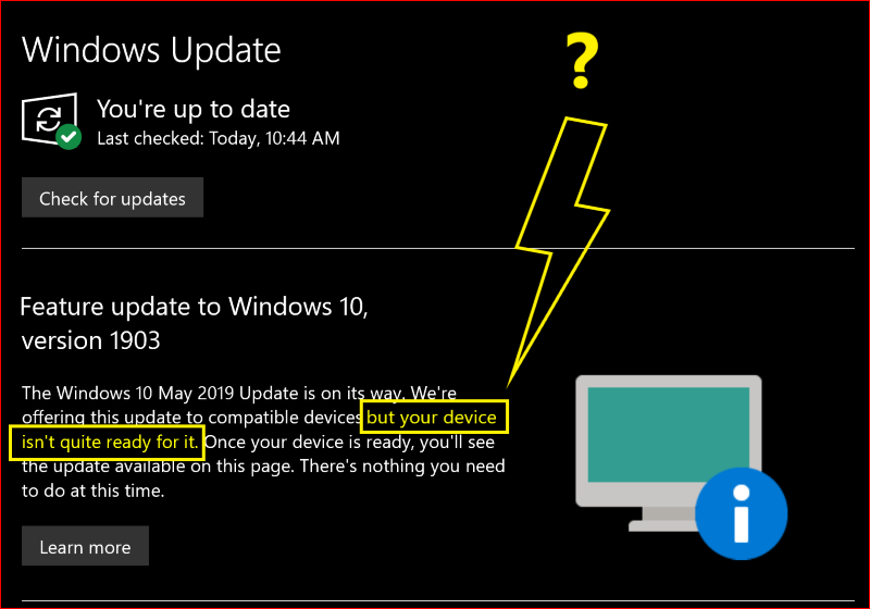 Feature Update 1903 message from Microsoft c939b847-d1f0-44e2-8061-28ce36b06805?upload=true.png