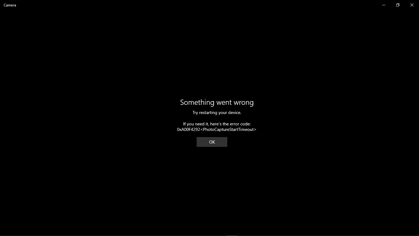 Builtin Windows camera randomly shows black screen, randomly begins working again,... c9bca290-ff1e-4b8b-bdad-8bea7aa01589?upload=true.png
